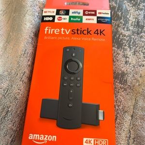 Fire TV Stick 4K streaming device with latest Alexa Voice Remote